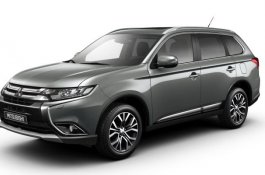<span class="text-uppercase">MITSUBISHI Outlander</span><br/><span><small class="text-uppercase">City Style</small> <small>suv</small></span>